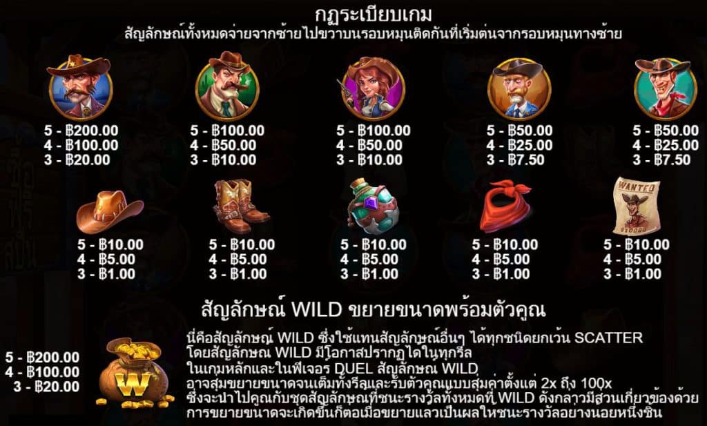 รีวิวสล็อต Wild West Duels ค่าย Pragmatic Play - 1